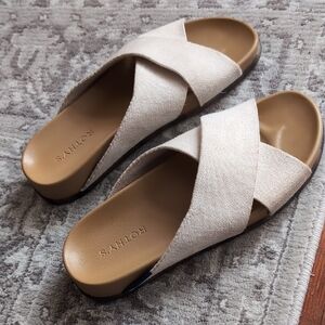 Rothy's Women's Cream Slide Sandals 7.5 Washable